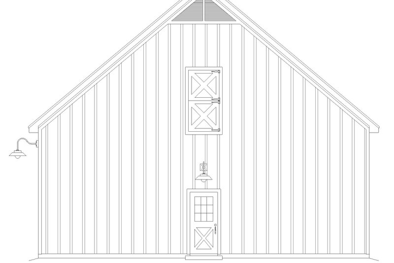 Home Plan - Exterior - Other Elevation 1 for Country House Plan #932-837, 0 bath