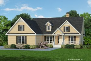 Ranch Exterior - Front Elevation Plan #929-352