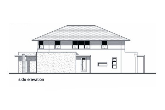 Exterior - Other Elevation 1 for Modern House Plan #496-11 - 4 bed, 2.5 bath
