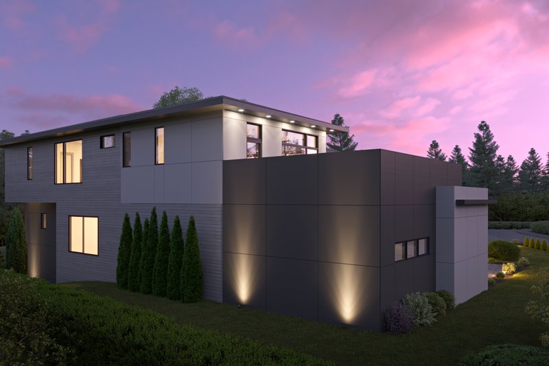Architectural House Design - Exterior - Other Elevation 1 for Contemporary House Plan #1066-186 - 5 bed, 6.5 bath