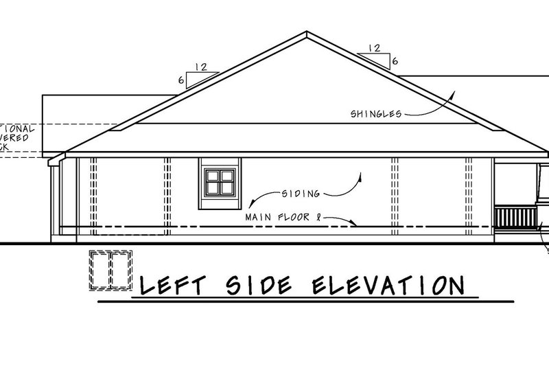 Dream House Plan - Exterior - Other Elevation for Cottage House Plan #20-2413 - 4 bed, 3 bath