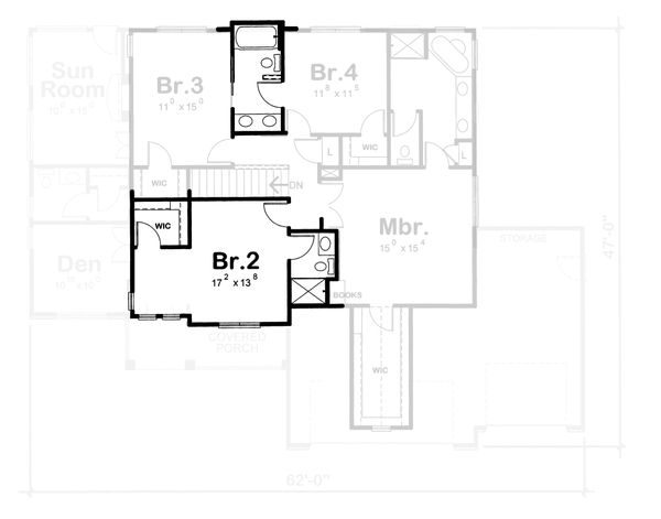 Dream House Plan - Traditional Floor Plan - Other Floor Plan #20-1762