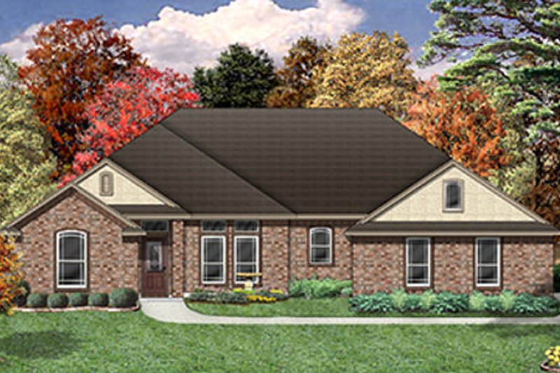 House Plan Design - Traditional Exterior - Front Elevation Plan #84-478