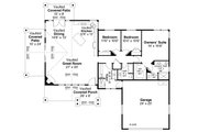 Country Style House Plan - 3 Beds 2.5 Baths 1990 Sq/Ft Plan #124-1120 