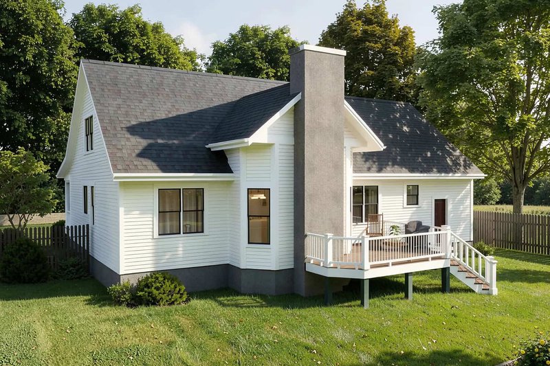 House Blueprint - Exterior - Other Elevation for Farmhouse House Plan #79-377 - 3 bed, 2.5 bath