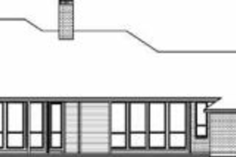 Architectural House Design - Exterior - Rear Elevation for Traditional House Plan #84-150 - 4 bed, 2.5 bath
