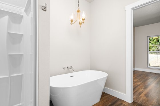 Interior - Master Bathroom for Country House Plan #44-256 - 3 bed, 2 bath