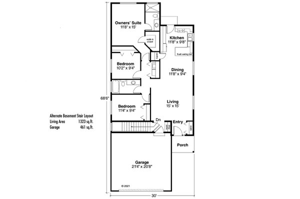 Dream House Plan - Ranch Floor Plan - Other Floor Plan #124-724