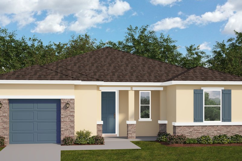 Dream House Plan - Traditional Exterior - Front Elevation Plan #1058-255