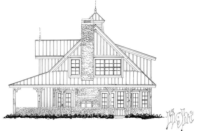 Dream House Plan - Exterior - Other Elevation 1 for Barndominium House Plan #942-62 - 3 bed, 2.5 bath
