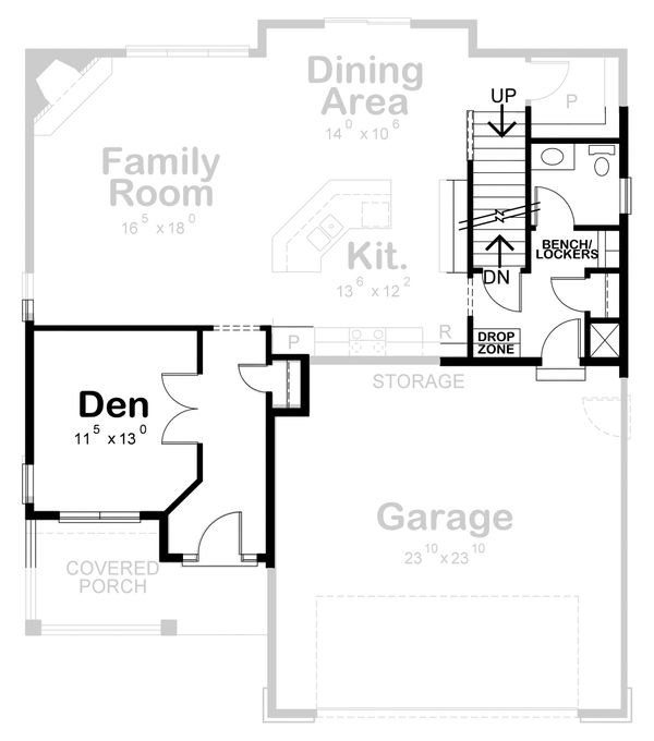 Architectural House Design - Traditional Floor Plan - Other Floor Plan #20-2196