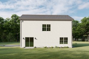 Exterior - Rear Elevation for Barndominium House Plan #1092-25 - 3 bed, 2 bath