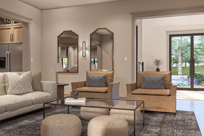 Home Plan - Interior - Family Room 3 for Modern House Plan #455-358 - 4 bed, 3.5 bath