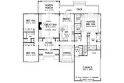 Country Style House Plan - 3 Beds 2.5 Baths 2137 Sq/Ft Plan #929-49 