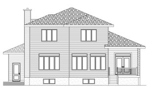 2400 square foot 3 bedroom 2 1/2 bath modern house plan