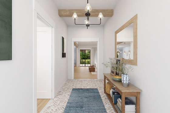 Interior - Entry for Farmhouse House Plan #430-364 - 3 bed, 2.5 bath