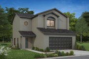 Mediterranean Style House Plan - 3 Beds 2.5 Baths 1527 Sq/Ft Plan #1-292 