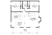 Traditional Style House Plan - 2 Beds 1 Baths 900 Sq/Ft Plan #932-525 