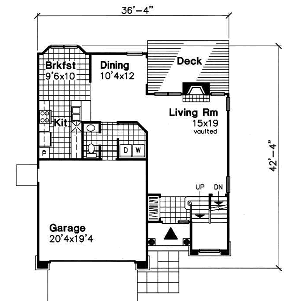 Traditional Floor Plan - Main Floor Plan #50-177