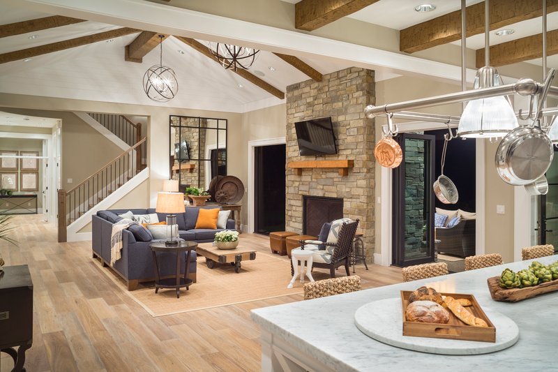 House Plan Design - Kitchen - 4900 square foot Colonial home