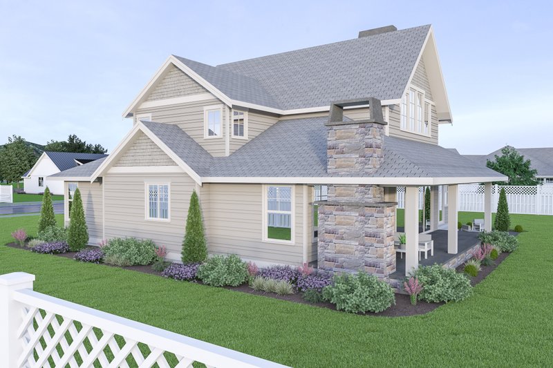 Architectural House Design - Photo 2 for Craftsman House Plan #1070-101 - 4 bed, 3 bath