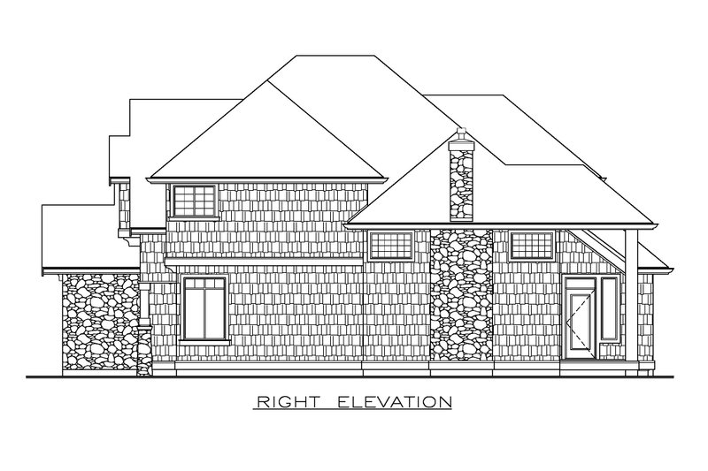Home Plan - Exterior - Other Elevation 1 for Craftsman House Plan #1100-158 - 3 bed, 2.5 bath