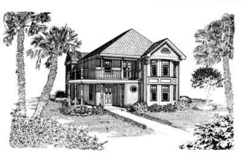 Home Plan - Cottage Exterior - Front Elevation Plan #410-297