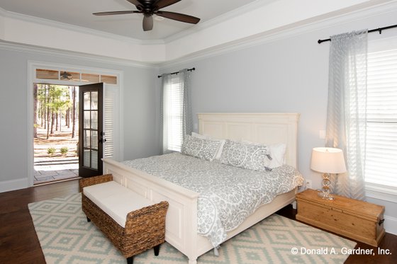 Interior - Master Bedroom for Ranch House Plan #929-1005 - 4 bed, 3 bath