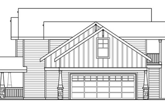 Exterior - Other Elevation 1 for Craftsman House Plan #124-623 - 3 bed, 2.5 bath