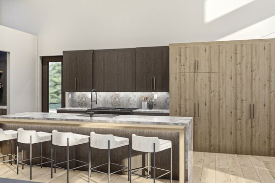 Interior - Kitchen 2 for Modern House Plan #455-529 - 2 bed, 2.5 bath