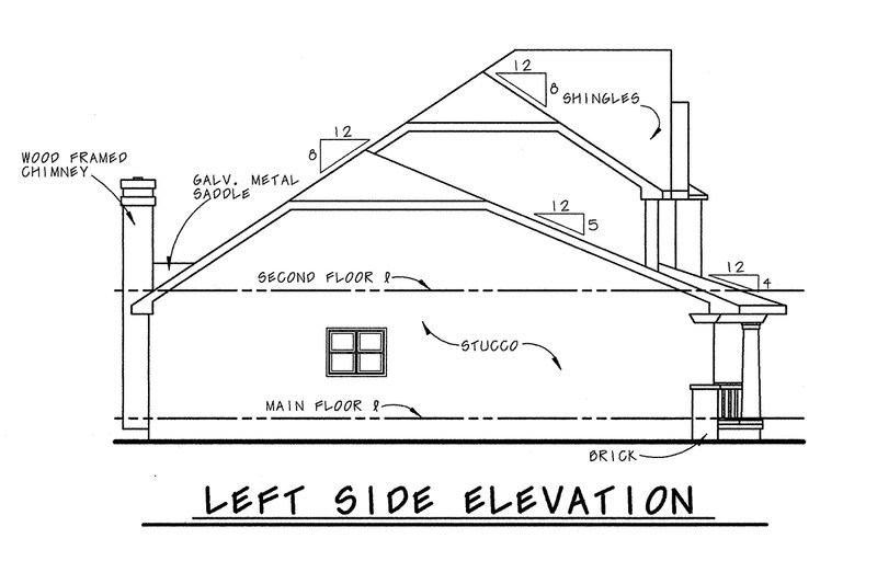 Home Plan - Exterior - Other Elevation for Farmhouse House Plan #20-1221 - 3 bed, 2.5 bath