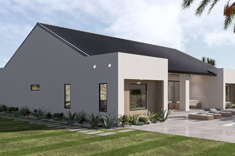 House Plan Design - Exterior - Other Elevation 1 for Modern House Plan #455-705 - 3 bed, 2.5 bath