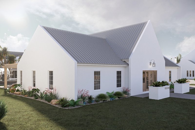 House Blueprint - Exterior - Other Elevation 2 for Beach House Plan #455-751 - 3 bed, 2.5 bath