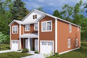 Cottage Style House Plan - 3 Beds 2.5 Baths 1460 Sq/Ft Plan #513-2278 