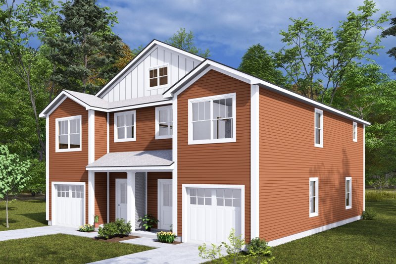 Architectural House Design - Exterior - Other Elevation 1 for Cottage House Plan #513-2278 - 3 bed, 2.5 bath