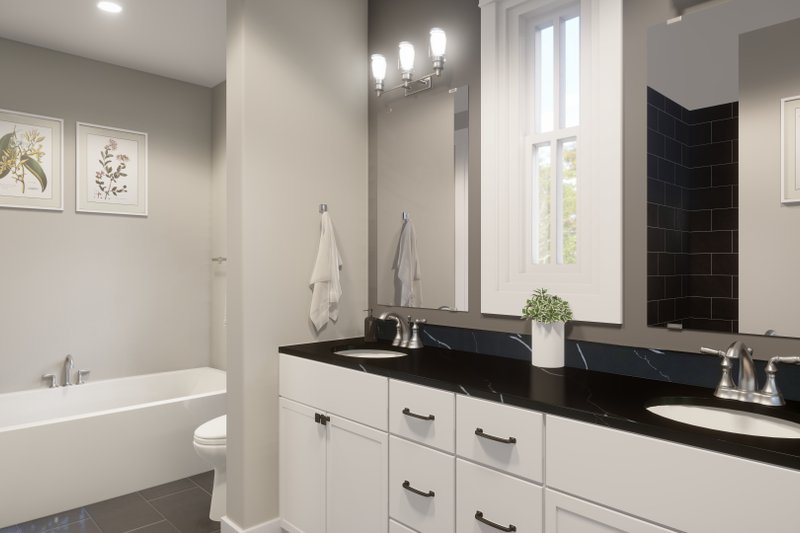 House Plan Design - Interior - Master Bathroom for Traditional House Plan #51-1243 - 3 bed, 2 bath