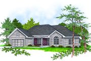 Traditional Style House Plan - 3 Beds 2 Baths 1802 Sq/Ft Plan #70-209 