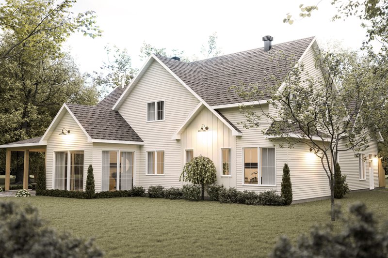 Architectural House Design - Exterior - Other Elevation for Country House Plan #23-2822 - 3 bed, 2.5 bath