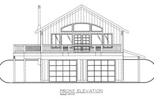 Bungalow Exterior - Front Elevation Plan #117-678