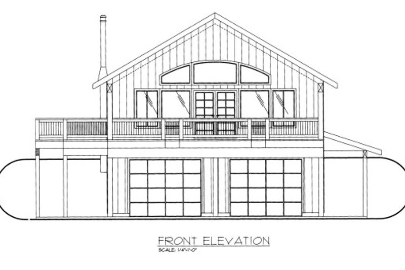 House Blueprint - Bungalow Exterior - Front Elevation Plan #117-678