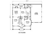 Craftsman Style House Plan - 4 Beds 2.5 Baths 2855 Sq/Ft Plan #419-282 