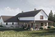 Barndominium Style House Plan - 4 Beds 3.5 Baths 3835 Sq/Ft Plan #455-726 Exterior 