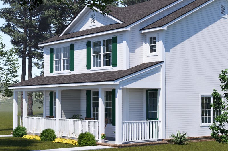 Home Plan - Exterior - Other Elevation 2 for Traditional House Plan #513-2442 - 3 bed, 3 bath