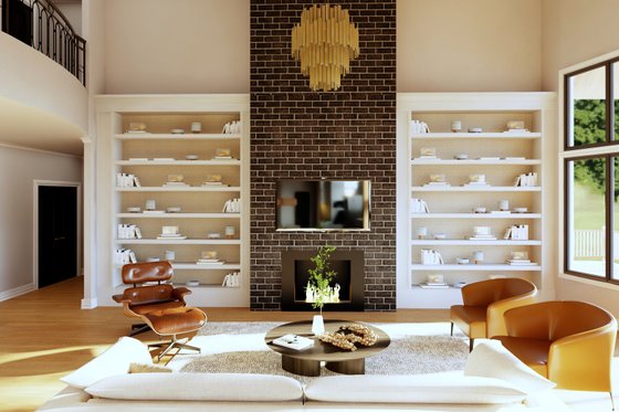 Interior - Family Room 3 for Contemporary House Plan #1064-332 - 5 bed, 6 bath