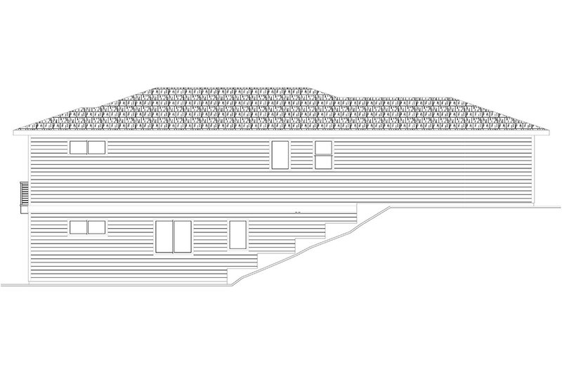 Architectural House Design - Exterior - Other Elevation for Prairie House Plan #124-1405 - 3 bed, 2.5 bath