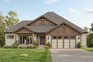 Dream House Plan - Exterior - Front Elevation for Craftsman House Plan #112-313 - 5 bed, 3 bath
