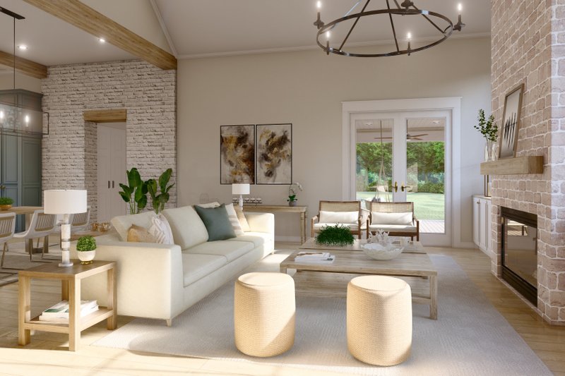 Dream House Plan - Interior - Family Room for Cottage House Plan #430-263 - 3 bed, 2.5 bath