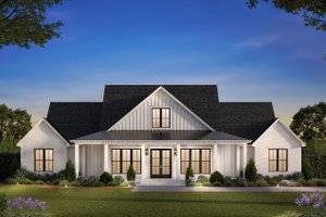 Farmhouse Exterior - Front Elevation Plan #430-390