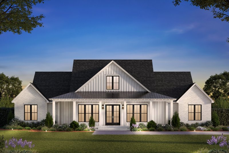 Farmhouse Style House Plan - 4 Beds 3.5 Baths 2655 Sq/Ft Plan #430-390