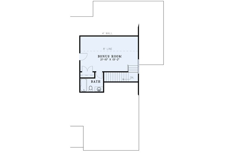 Home Plan - Floor Plan - Upper Floor for Colonial House Plan #17-2760 - 4 bed, 3 bath